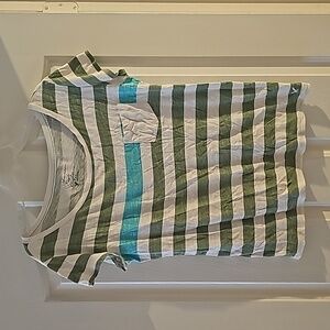 American eagle slouchy stripe tee M